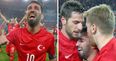 Turkish delight: The exact moment Turkey realised they’d qualified for the Euros was pandemonium (Video)