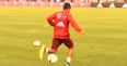 Thiago performs the most ridiculous piece of skill during Bayern training