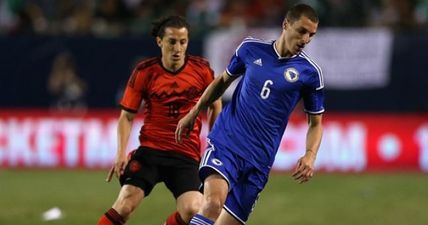 Cocky Bosnian defender has dismissed Ireland’s hopes of Euro 2016 play-off success