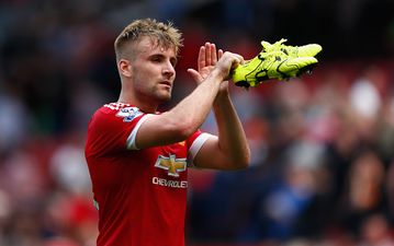 Manchester United fans show support for injured Luke Shaw in Moscow (Pics)