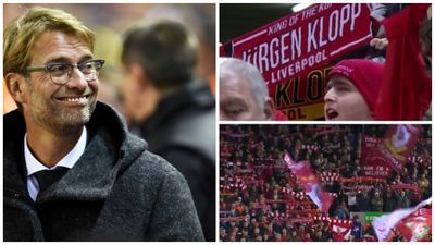 This was the welcome Liverpool fans gave Jurgen Klopp on his Anfield bow (Video)