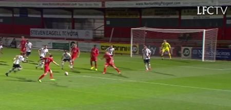 Liverpool hotshot channels his inner Gerrard with thunderbolt half volley for U21s (Video)