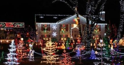 A whole town in Canada celebrated Christmas two months early for one little boy