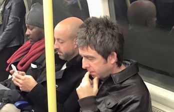 Noel Gallagher catches the tube to London’s O2 to join U2 (Video)