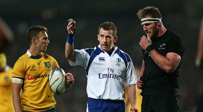 The people of Nigel Owens’ home town paid a lovely tribute to the World Cup final ref