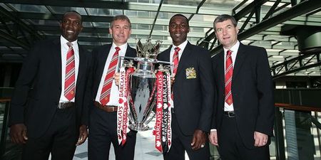 Dwight Yorke’s Villa job hopes boosted after backing from Manchester United legend