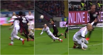 Even by Arjen Robben’s standards this is a horrendous dive (Video)