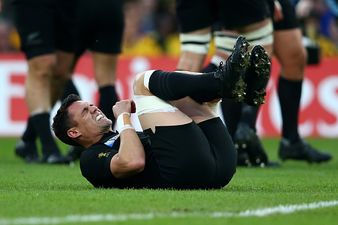 Dan Carter was on the end of a Rock Bottom during the World Cup final (Video)