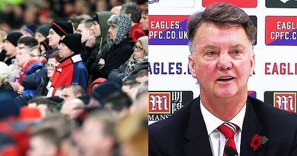 Van Gaal responds to angry fans asking him to ‘attack’ (Video)