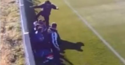 Disgusting scenes as Romanian coach viciously attacks U16 player (Video)