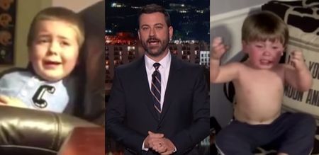 Jimmy Kimmel is back with a new “I Told My Kids I Ate All Their Halloween Candy” video…