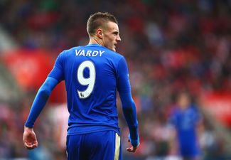 Ruud van Nistelrooy wishes Jamie Vardy good luck as he looks to equal his goals record