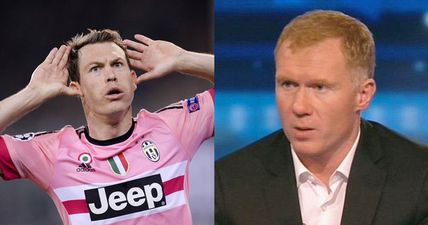 Watch Paul Scholes’ brilliant understatement of Juve defender’s heart surgery (Video)