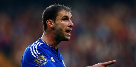 Chelsea fans are not too happy to see Branislav Ivanovic back