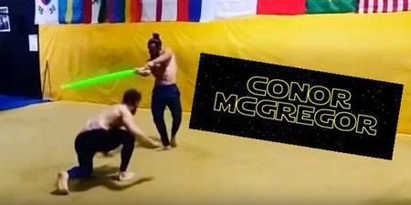 Watch Conor McGregor channel Luke Skywalker in this brilliant Star Wars mash-up