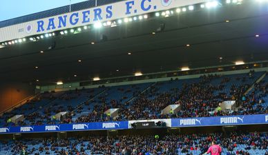 Rangers supporters pay respects ahead of Remembrance Sunday with huge tifo