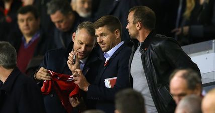 Steven Gerrard returned to Anfield and Liverpool supporters got very emotional