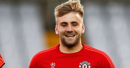 Luke Shaw is back in the gym as his recovery kicks up a gear (Pic)