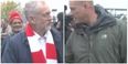 Watch what happened when a Spurs fan approached Arsenal-supporting Jeremy Corbyn at the derby (Video)