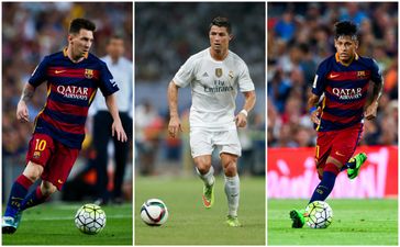 This insane graphic shows how Neymar compares to Messi and Ronaldo aged 23