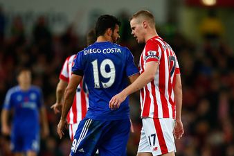 Ryan Shawcross has now been rewarded with a year’s supply of deodorant after trolling Diego Costa