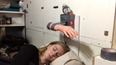 Never oversleep again thanks to an alarm clock that slaps you in the face repeatedly (Video)