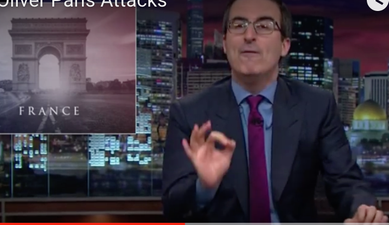 Watch John Oliver unleash against Paris attackers: “F**k them all…f**k them sideways”