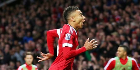 Jesse Lingard has post-match reunion with Pogba and Evra (Pic)