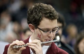 Harvard band claims they were trying to spell “Pen 15” during half-time show (Pic)