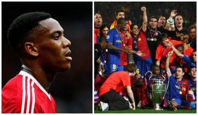 Anthony Martial speaks of his admiration for Pep Guardiola’s great Barcelona team