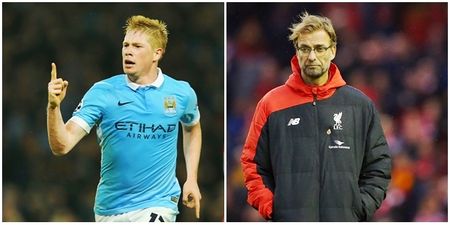 De Bruyne: Jose Mourinho scuppered my hopes of teaming up with Jurgen Klopp