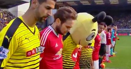 Viewers find Watford mascot’s Paris tribute bizarre and inappropriate (Video)