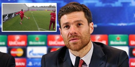 Watch Xabi Alonso score sumptuous behind-the-goal effort with weaker foot