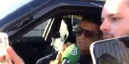 Cristiano Ronaldo loses patience with reporter, shoves mic away (Video)