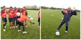 Arsenal youngsters show off their skills taught by Thierry Henry (Video)