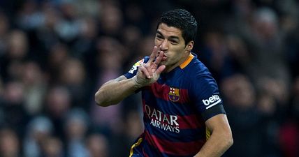 Luis Suarez’s volley against Roma looked even better from the stands (Video)