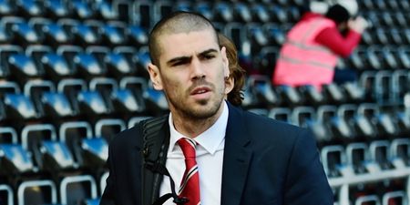 Exiled Victor Valdes gets creative in his latest pop at Louis van Gaal…