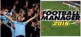 This fan was spotted playing Football Manager during the Man City game (Pic)