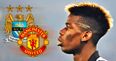 Paul Pogba spotted in Manchester, sparking rumours of a move to United or City (Pics)