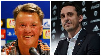 Louis van Gaal claims Gary Neville faces difficult task at Valencia