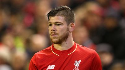 Liverpool’s Alberto Moreno didn’t react too kindly to his disallowed goal