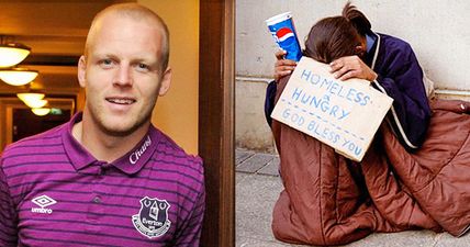 Everton’s Steven Naismith proves once again he is one of football’s most generous blokes