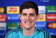 This kid was left completely astounded by the height of Thibaut Courtois (Video)