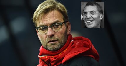 Liverpool fans panic as Klopp uses Brendan Rodgers’s favourite C-word