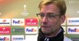 Jurgen Klopp reacts to potential Borussia Dortmund Europa League tie (Video)