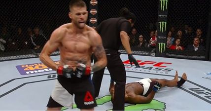 VIDEO: The first night of a monster UFC weekend served up a brutal welterweight knockout