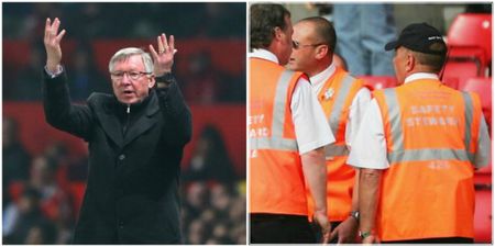 Fans think this was Sir Alex Ferguson disguised as a steward at Bournemouth vs Man United match (Pic)