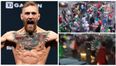 Rowdy Irish fans of Conor McGregor shut down this Las Vegas street before Jose Aldo fight (Video)