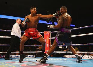 This is the brutal punch from Anthony Joshua that knocked Dillian Whyte out (Video)