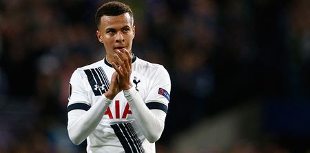 PIC: Dele Alli rips the p*ss out of himself as he signs new Spurs contract